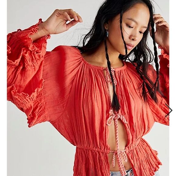 Free people JEN'S PIRATE BOOTY Dancehall Top
Size M/L NWT 
Retail $197 - Picture 1 of 9
